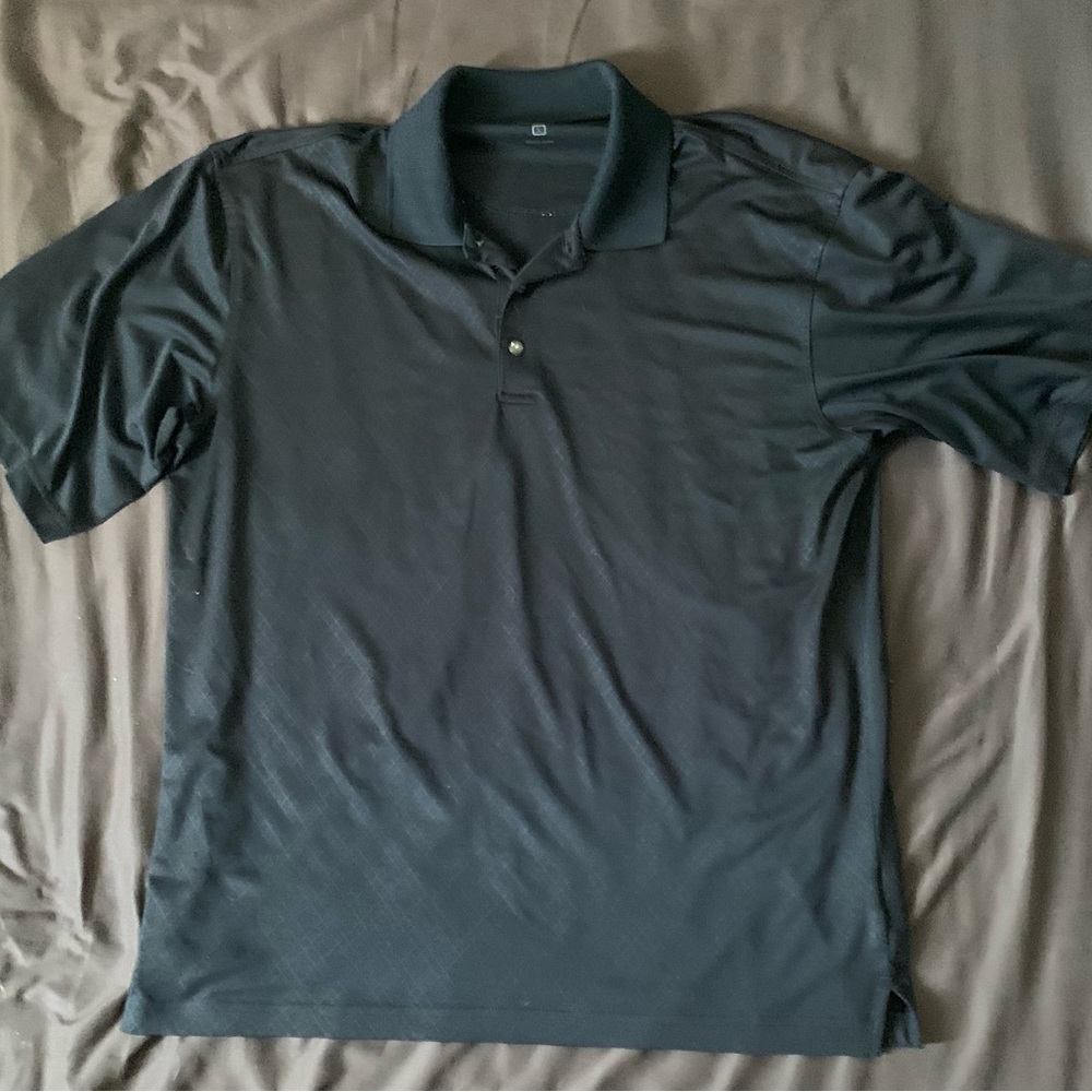 Pebble Beach black polo size large